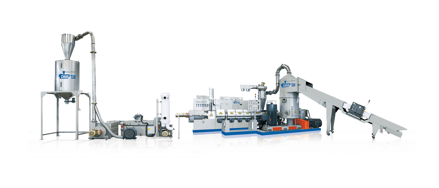 Plastic Film Recycling Machine (Die-face) Plastic Film Recycling Machine (Die-face)